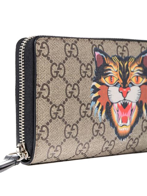 replica gucci tiger wallet|gucci tiger gg supreme wallet.